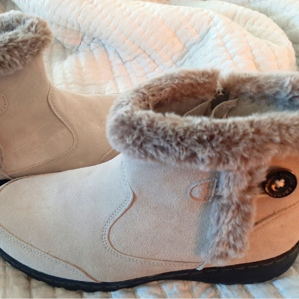 KHOMBU Faux Fur Lined Winter Boots